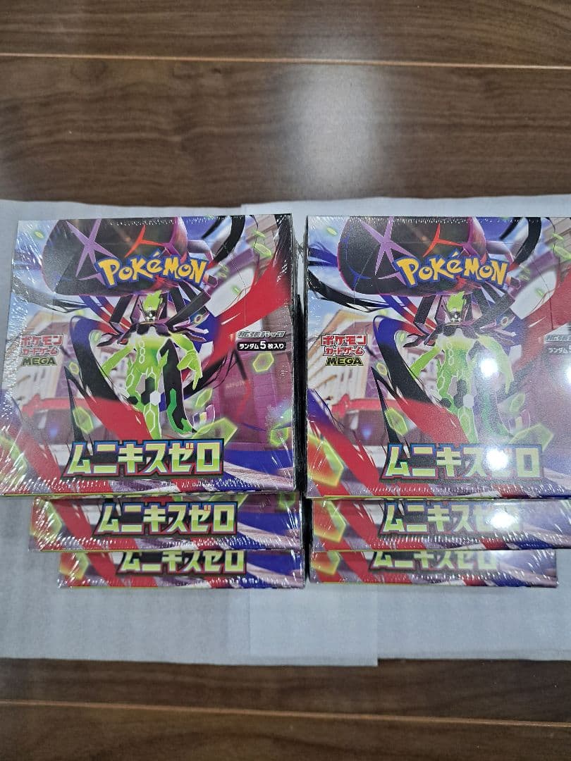 ポケモンカードゲーム ムニキスゼロ 6BOXセット新品未開封シュリンク付き