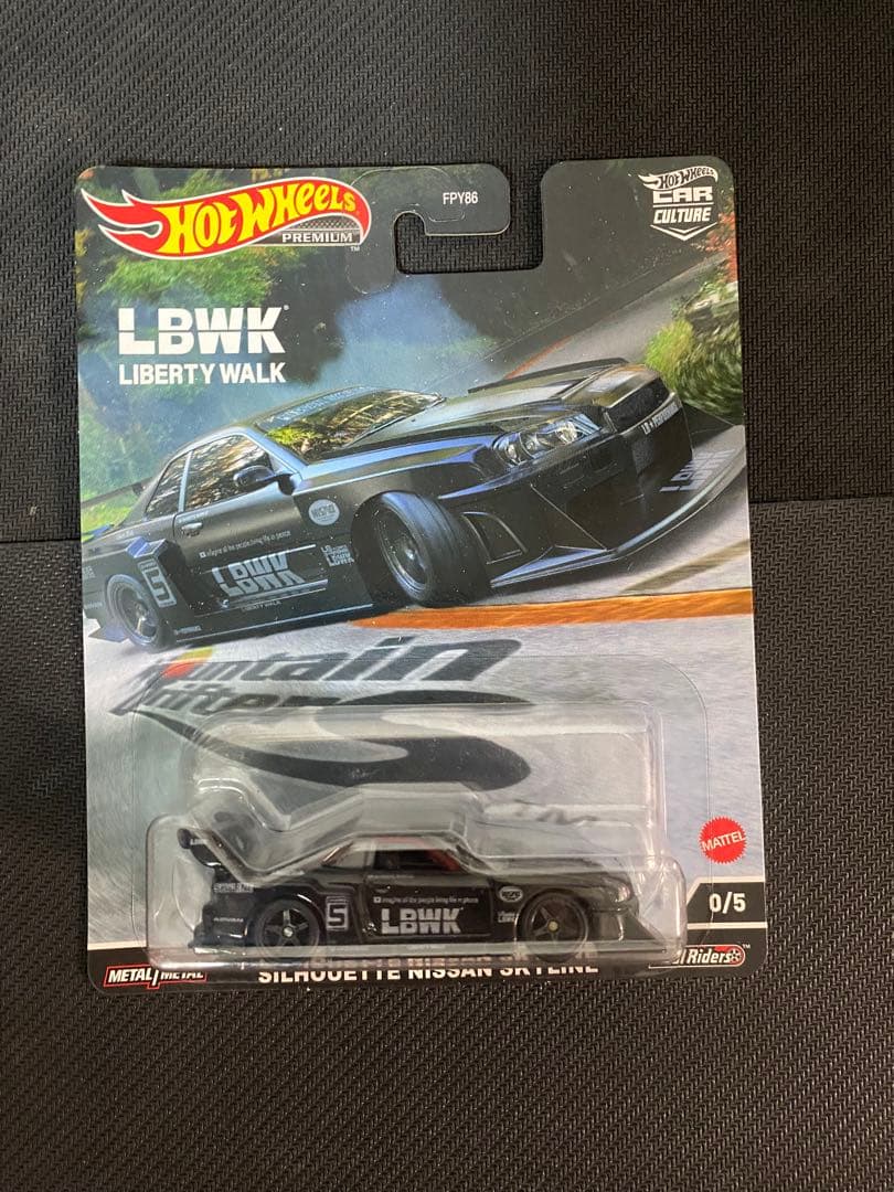 B*S様 HOT WHEELS LIBERTY WALK LB-ER34 BLA