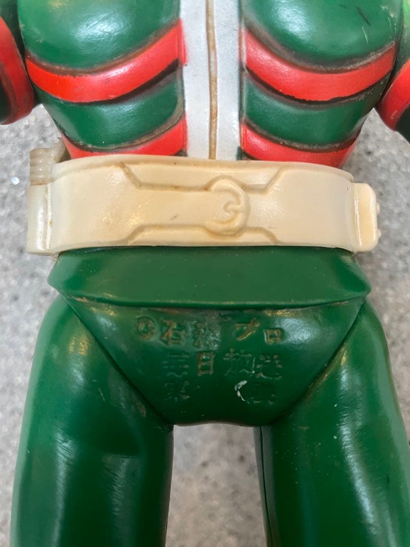仮面ライダー 当時物　旧バンダイ　仮面ライダーV3　面取れ　ブルマァク　タカトミ