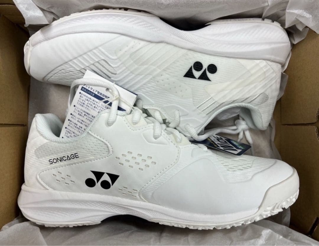 YONEX テニスシューズ クレー砂入人工芝用 4E wide 011 28.0