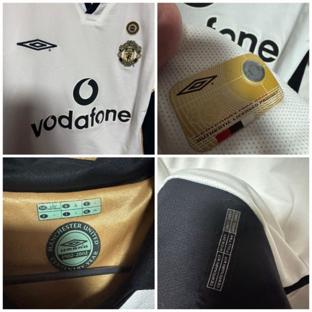 マンチェスターユナイテッド 100周年記念 ユニフォーム XLサイズ UMBRO