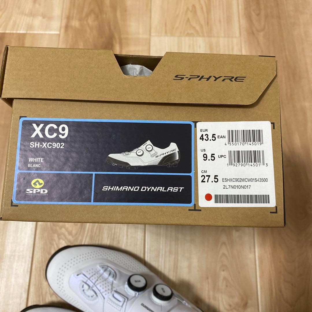 SHIMANO XC902 27.5cm ホワイト(新品)
