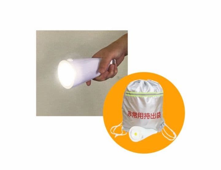 防災  LED  アウトドア　2WAYターンdeライトハンディライト×8個セット