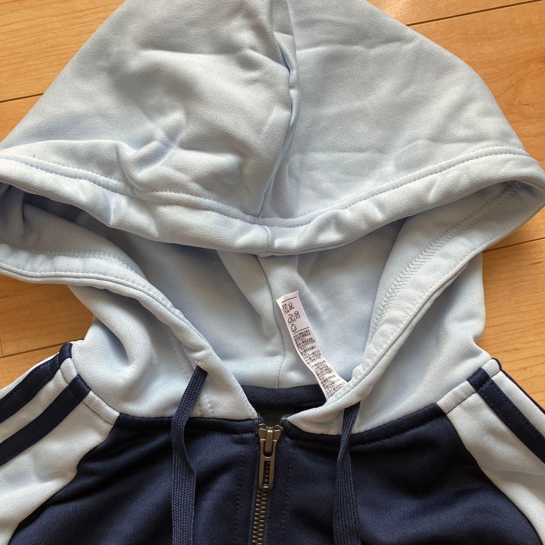adidas ジャージ上下セット ネイビー/ライトブルー