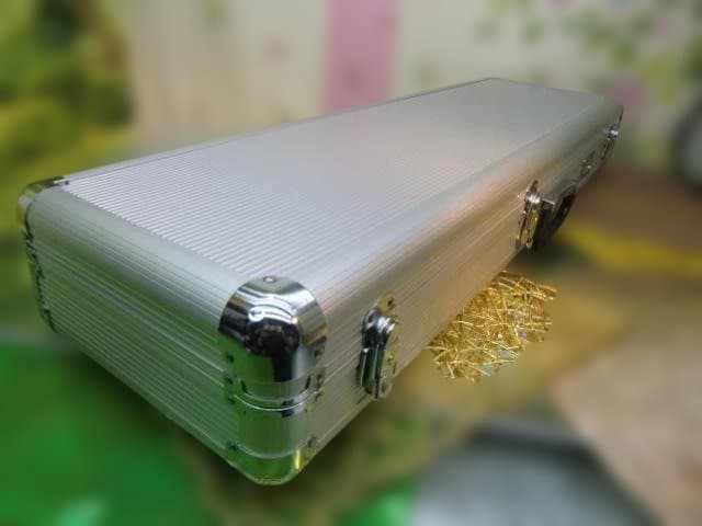 新品未使用(送料無料)13.000円　沖縄三線専用　一丁入アルミハードケース