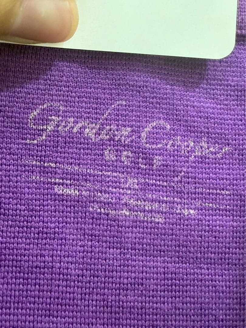 Gordon Cooper ゴルフウェア　紫　ハーフジップスウェット