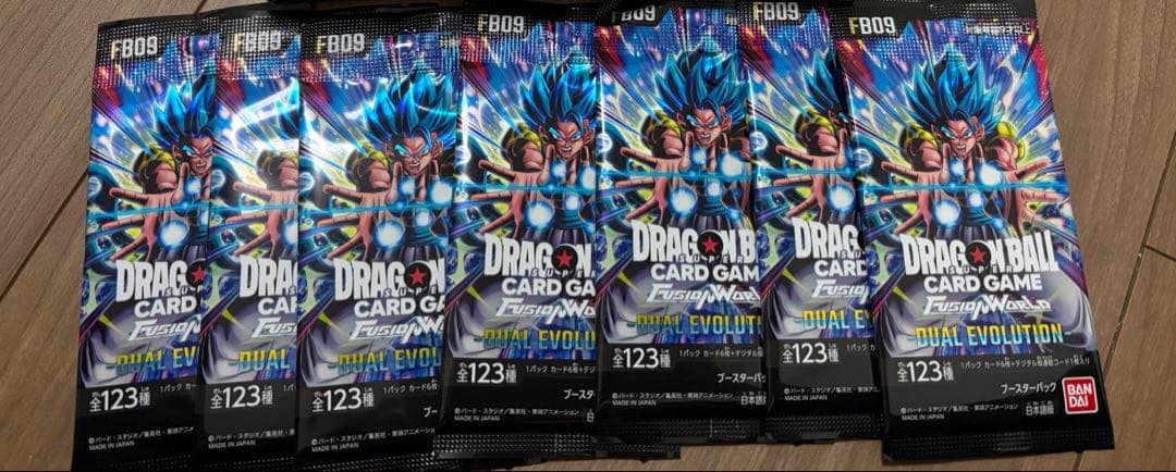ドラゴンボール フュージョンワールド　進化の境地　気の躍動6点セット＋7パック