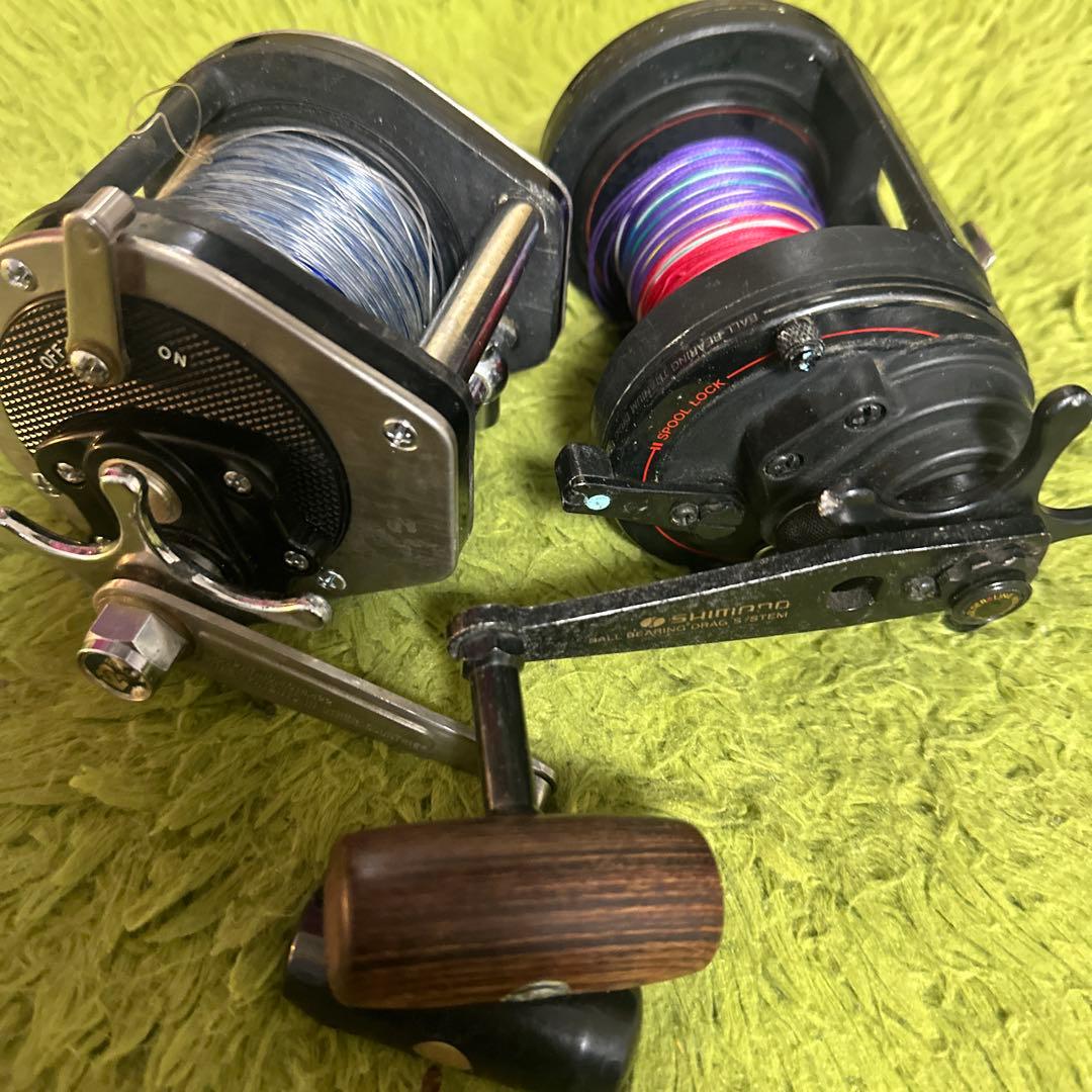 日本製 ベイトリール ダブルハンドル