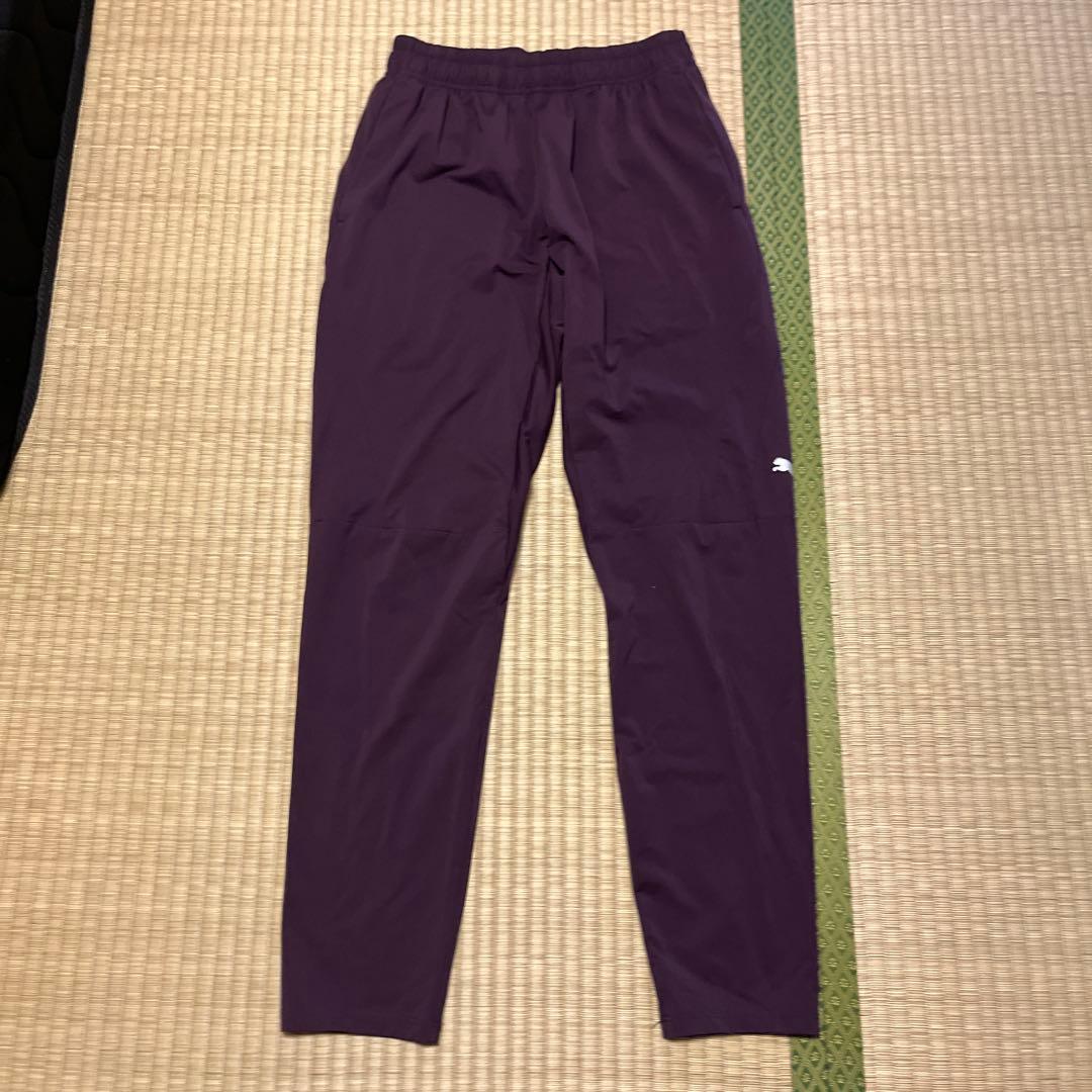 PUMA フード付きジャケットパンツセット M パープル/グレー