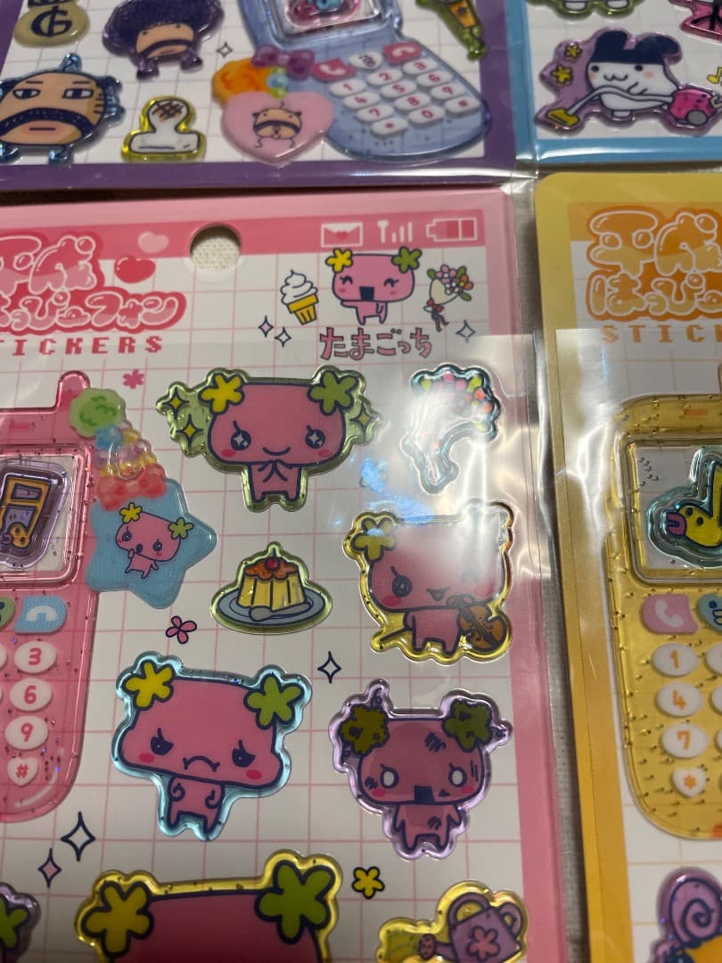 平成はっぴーフォン　たまごっち　ふらわっち　まめっち　コンプリートセット