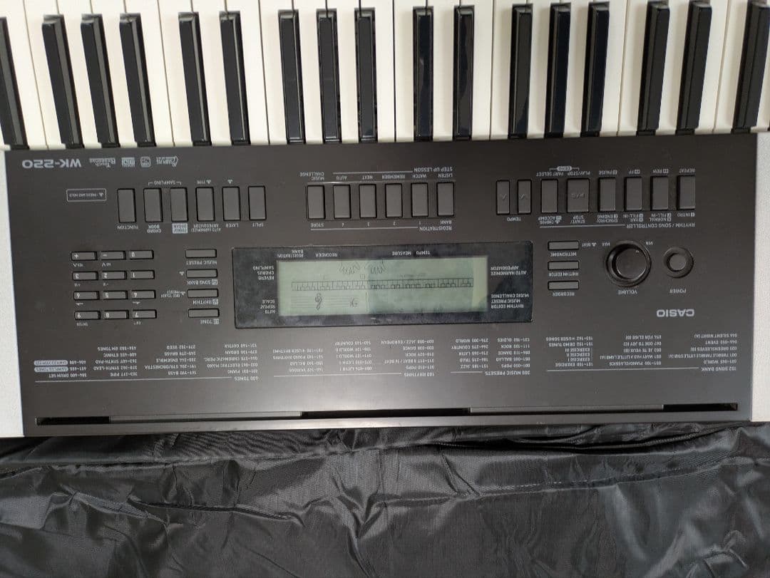 カシオWK-220 専用ケース付き