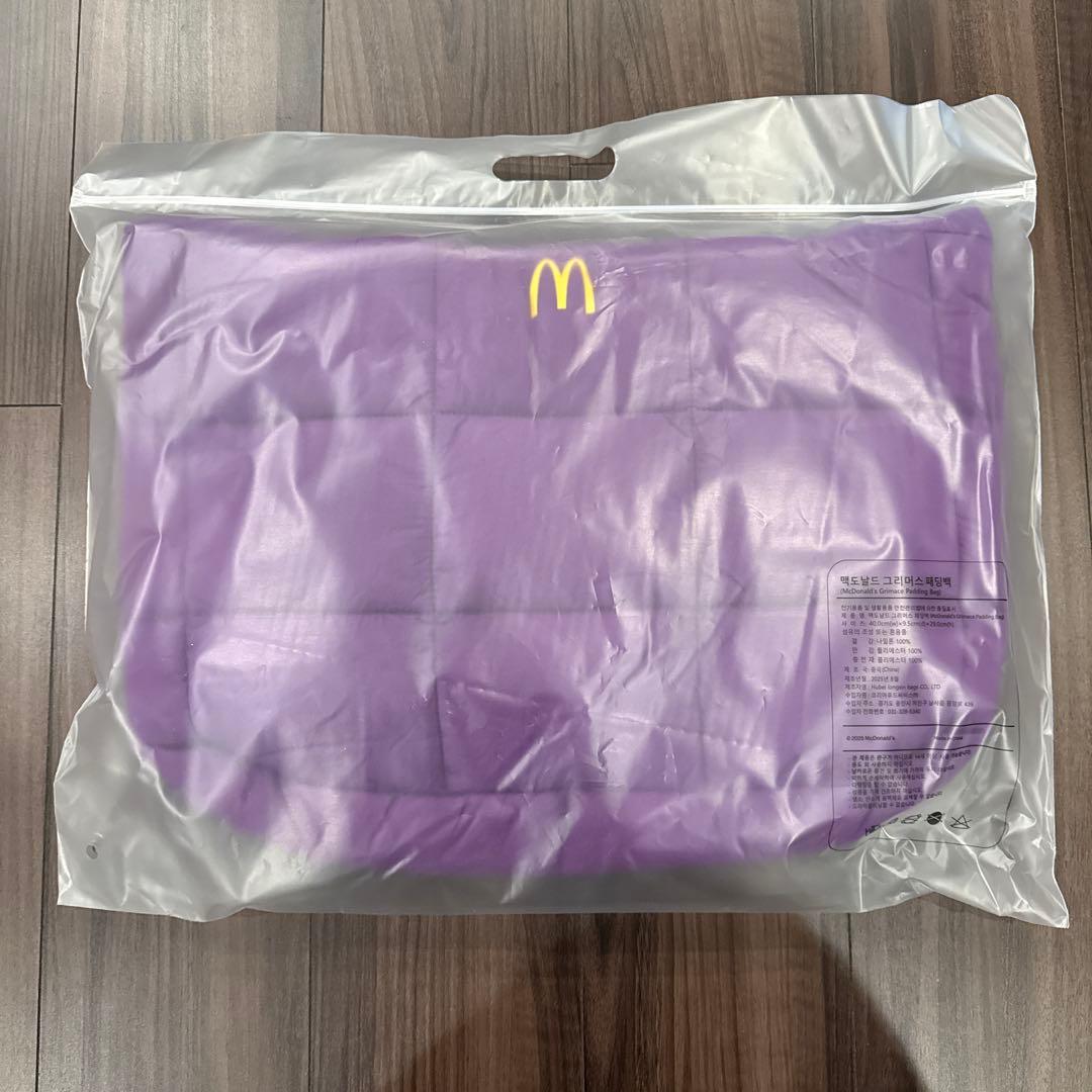 その他 McDonald's Grimace Padding Bag