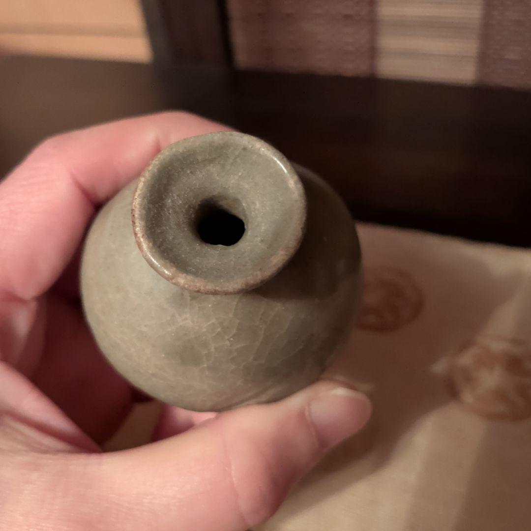 高麗青磁　小壺