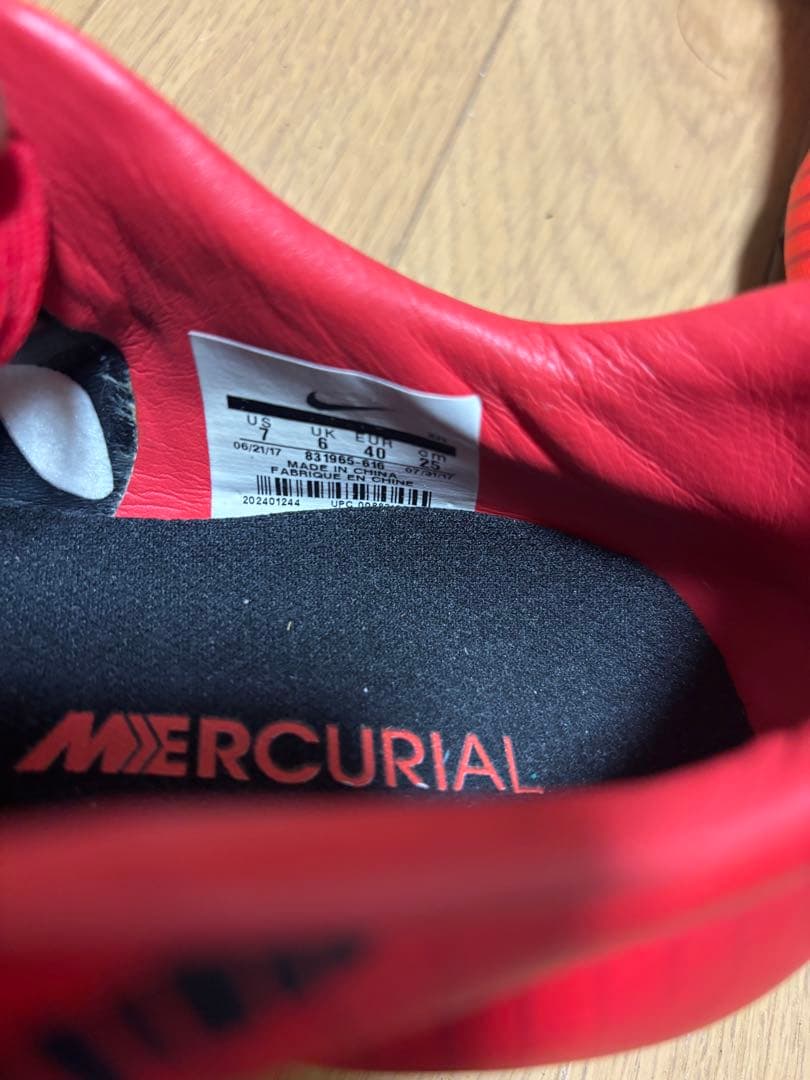 Nike Mercurial サッカースパイク25cm レア
