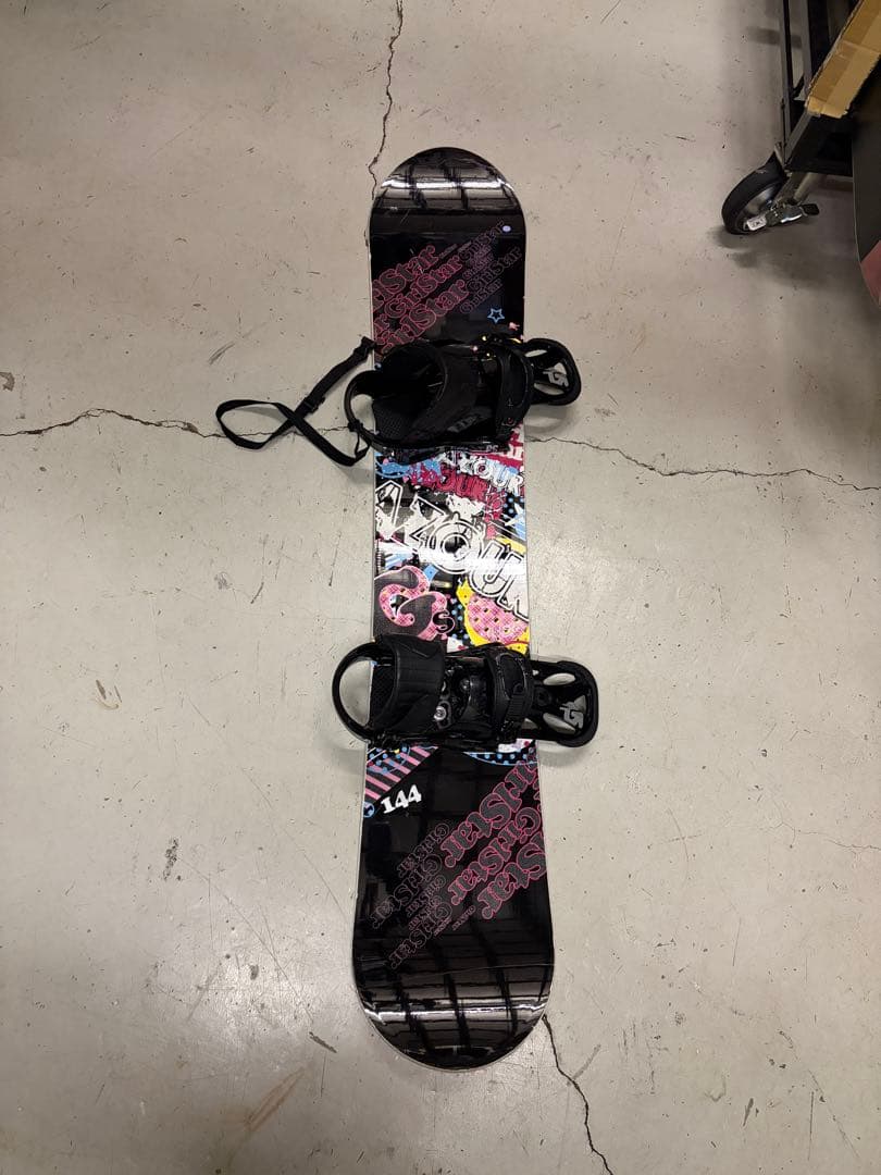 スノーボード 2点セット レディース144cm ビンディング付