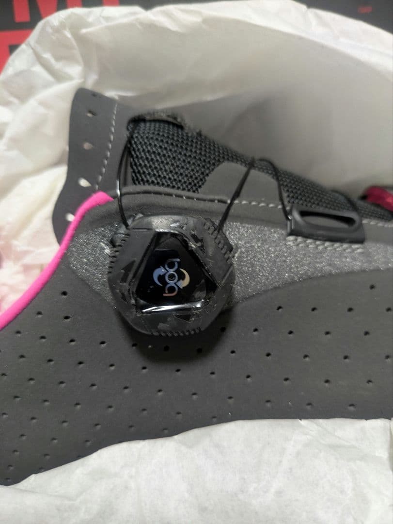fizik R5 ロードシューズ グレー/ピンク 24cm