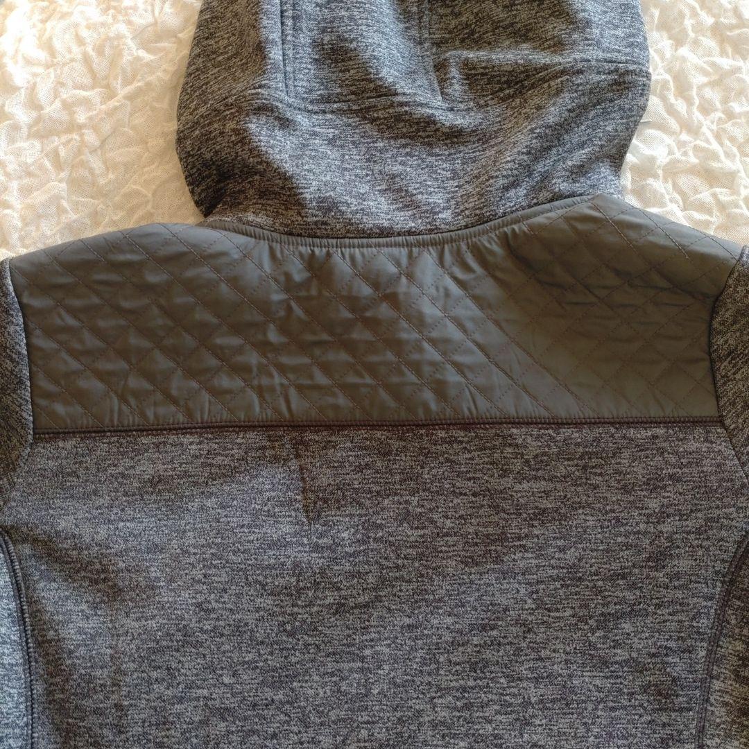 adidas フリースジャケット M グレー