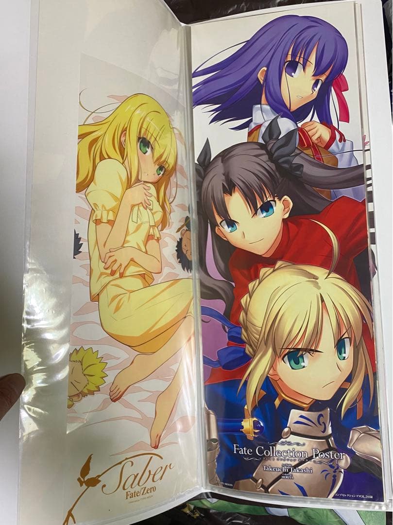 Fate/stay night コレクションポスター バインダー コンプティーク
