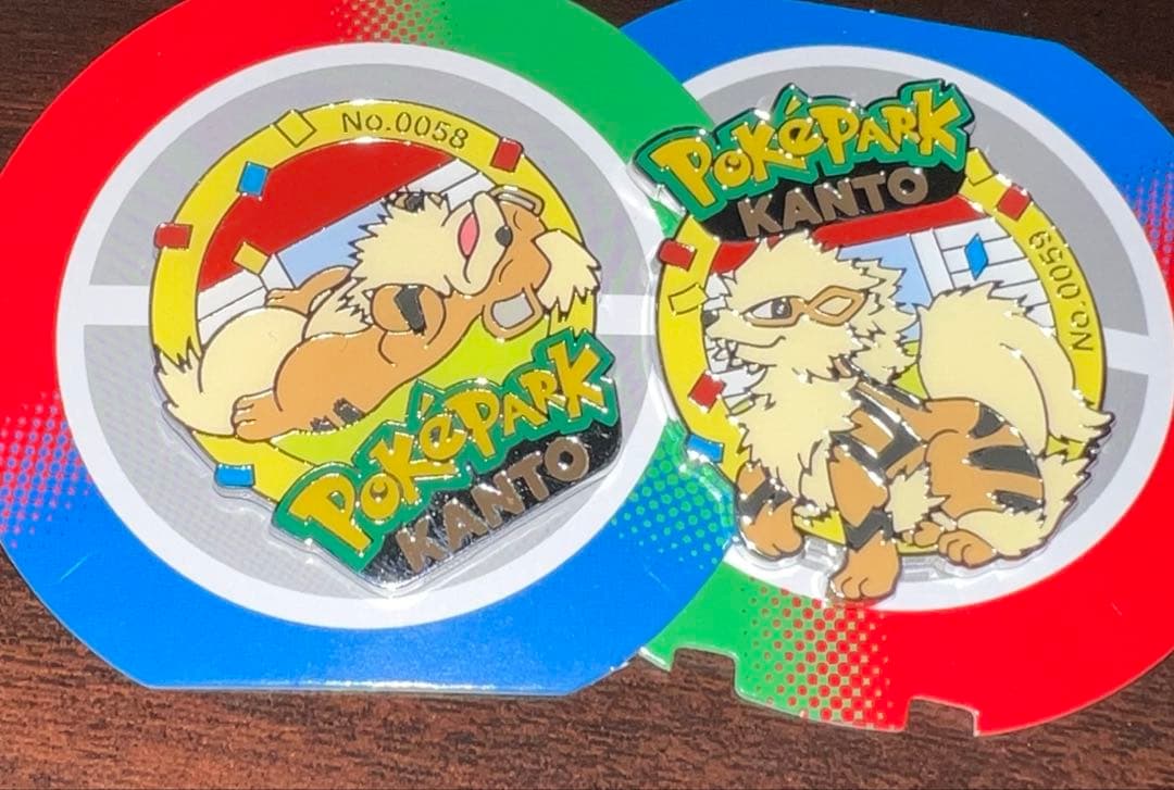 ポケパーク カントー　ピンズ　ピンバッジ　ガーディ　ウィンディ