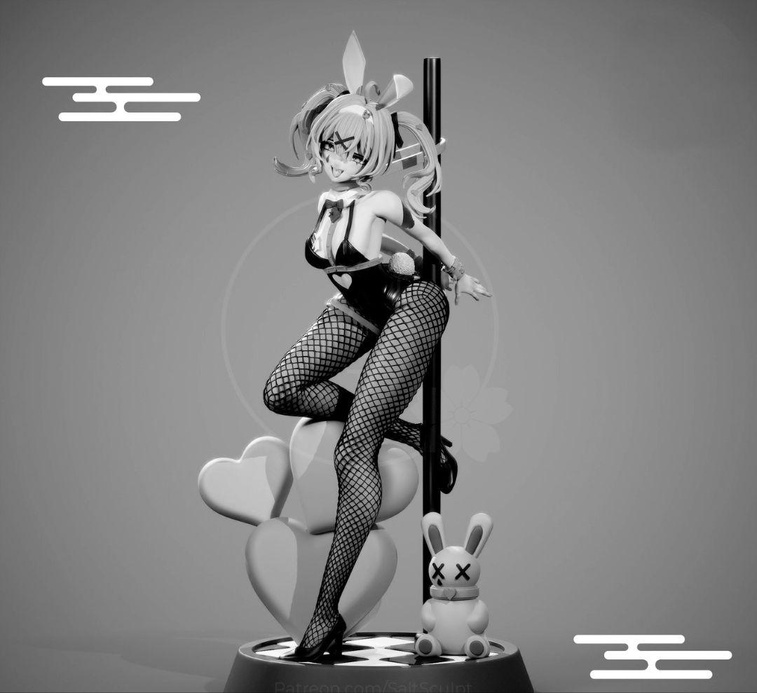 初音ミク　バニー　ガレージキット　フィギュア　美女　美少女　1/7 未塗装未組立
