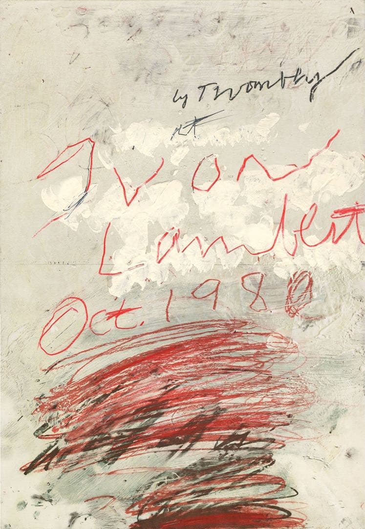 その他 Cy Twombly - Poster project (1980)