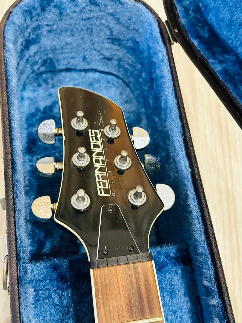 【希少品ギター】フェルナンデス　APG -55S Blue 青虎目