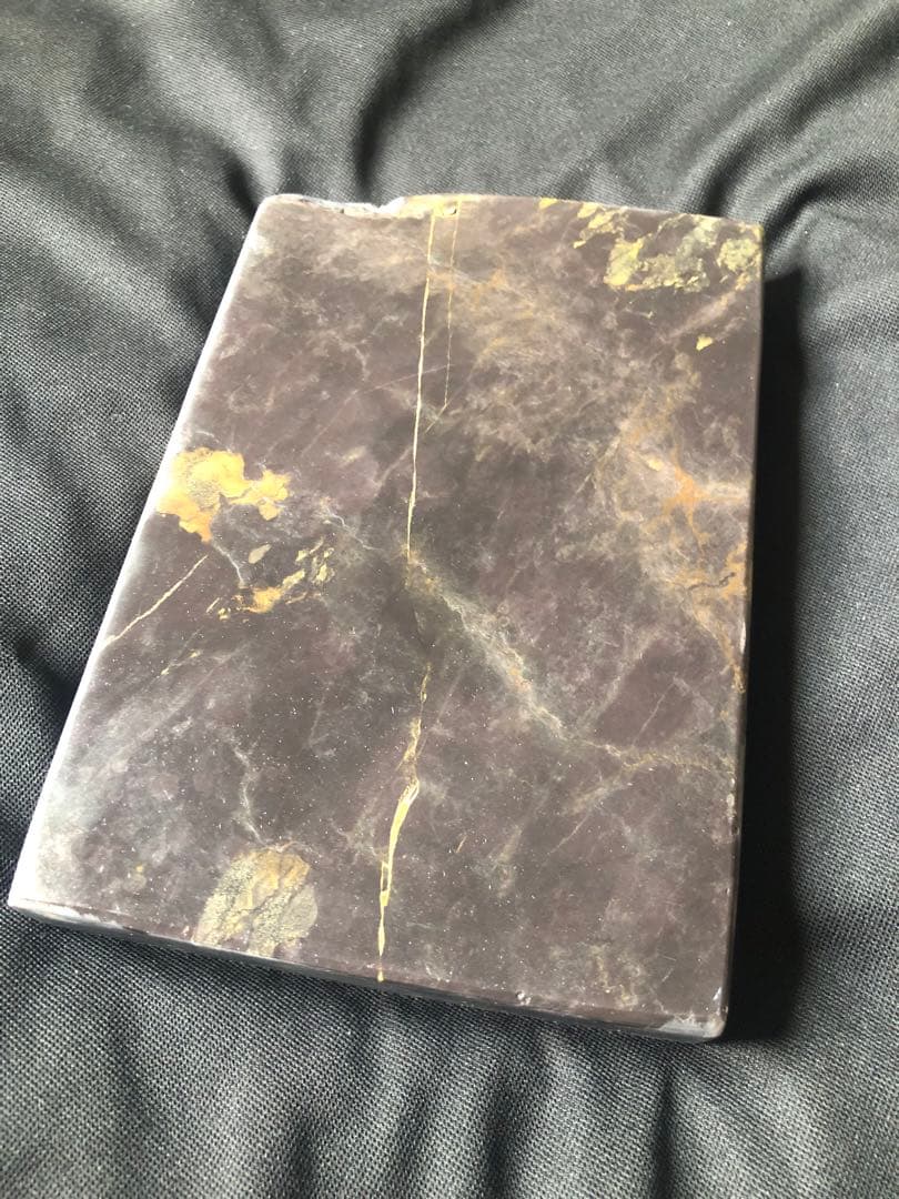 すずり 端溪硯 老坑 水巖 花鳥文 金綫 五彩飣 エン脂書道用品 端渓硯 文房具