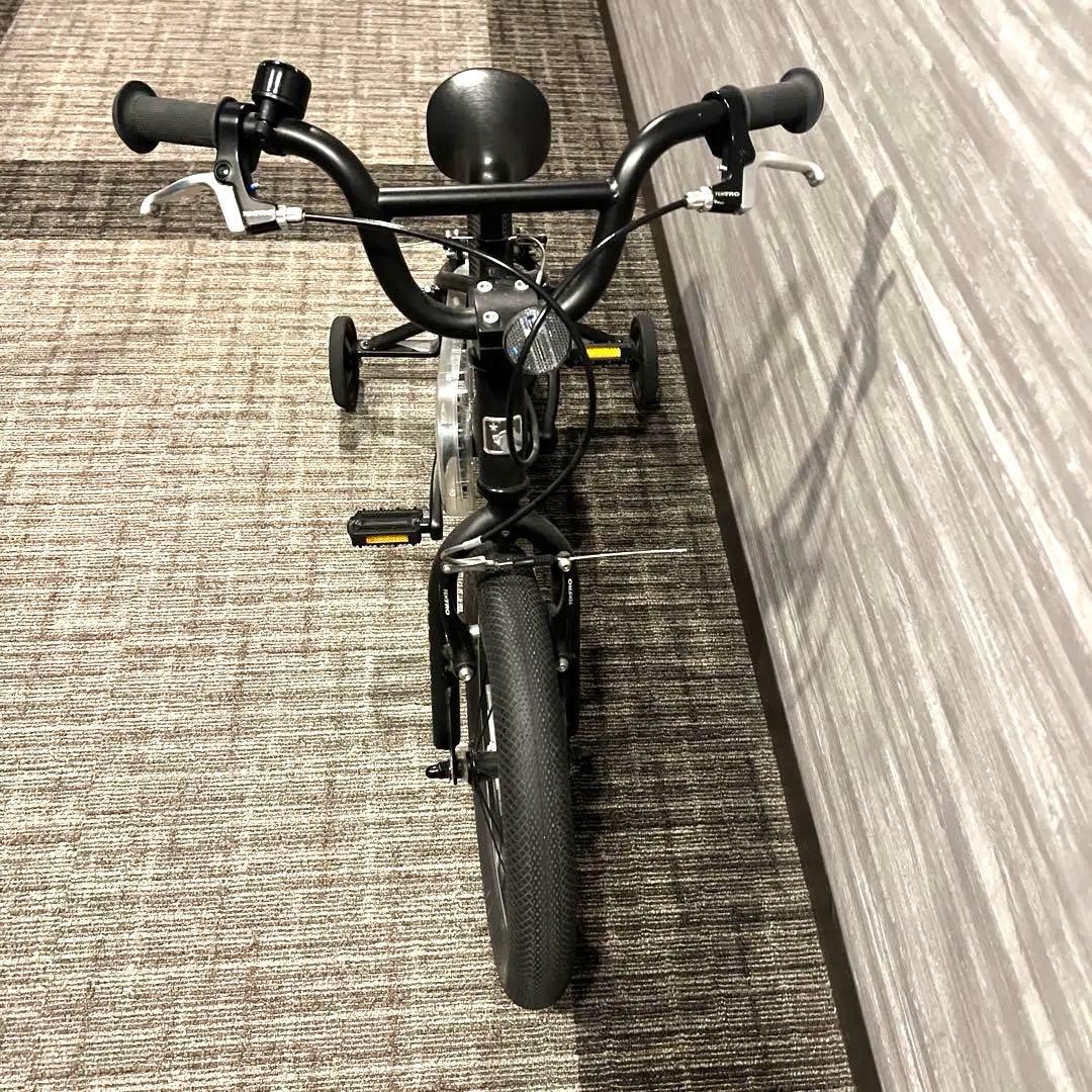 MARIN 16インチ 補助輪付自転車 マットブラック