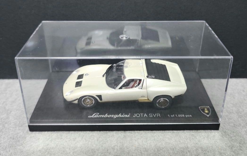 京商 1/43スケール ランボルギーニイオタSVR （ホワイトメタル）