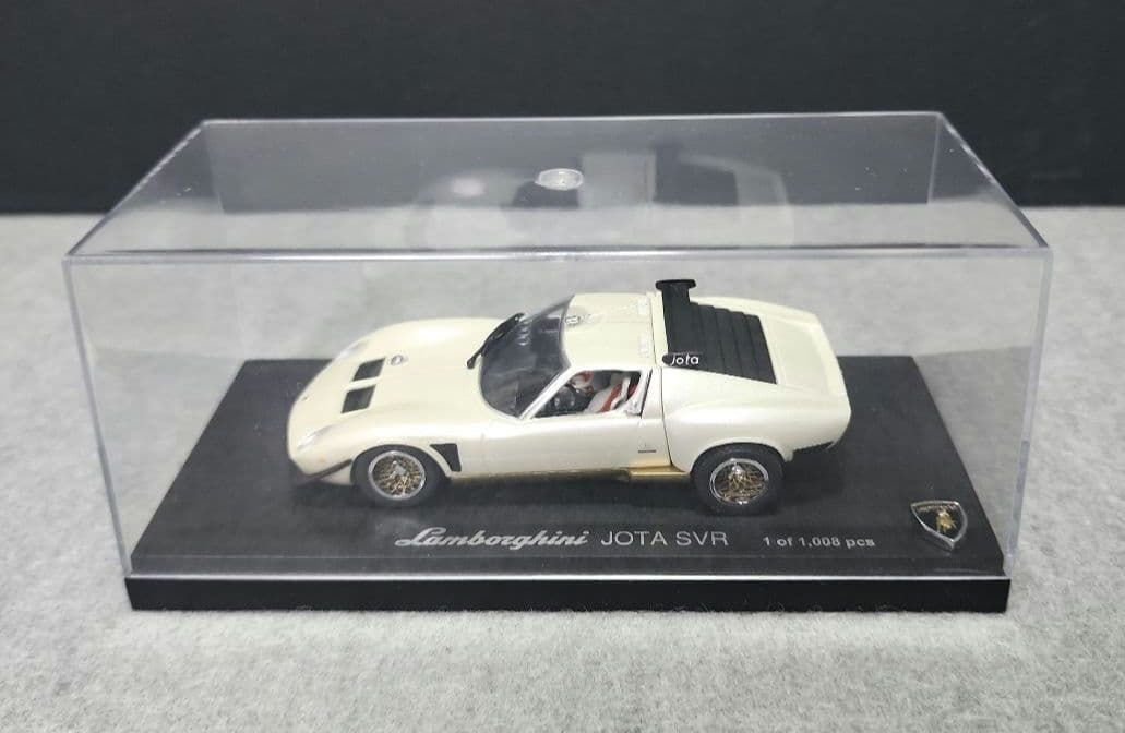 京商 1/43スケール ランボルギーニイオタSVR （ホワイトメタル）