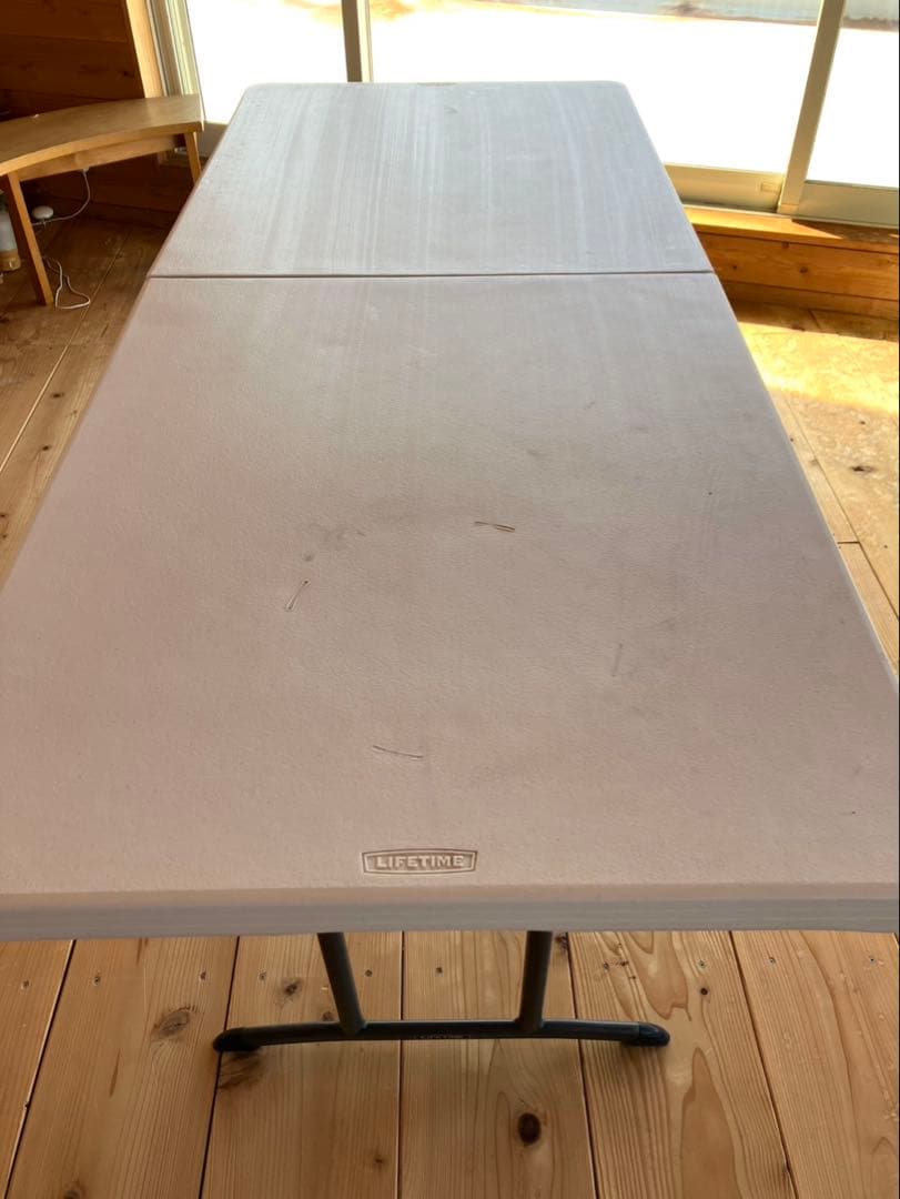 コストコLIFETIME テーブル・チェアー×4、フルセット
