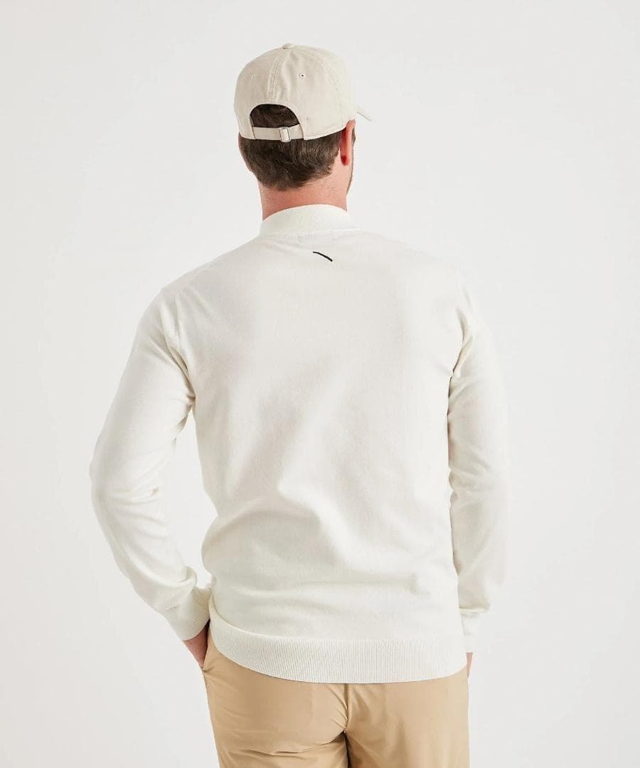 美品 サタデーズ ニューヨーク Knitted Half Zip LS Mock