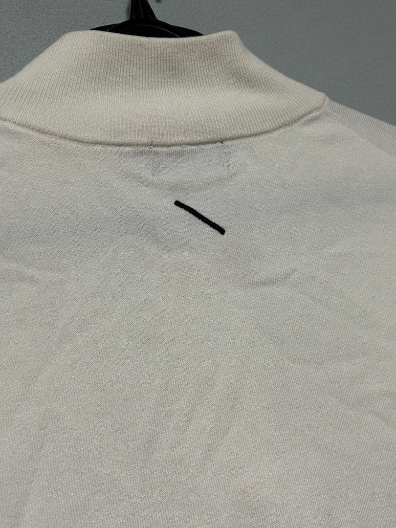 美品 サタデーズ ニューヨーク Knitted Half Zip LS Mock