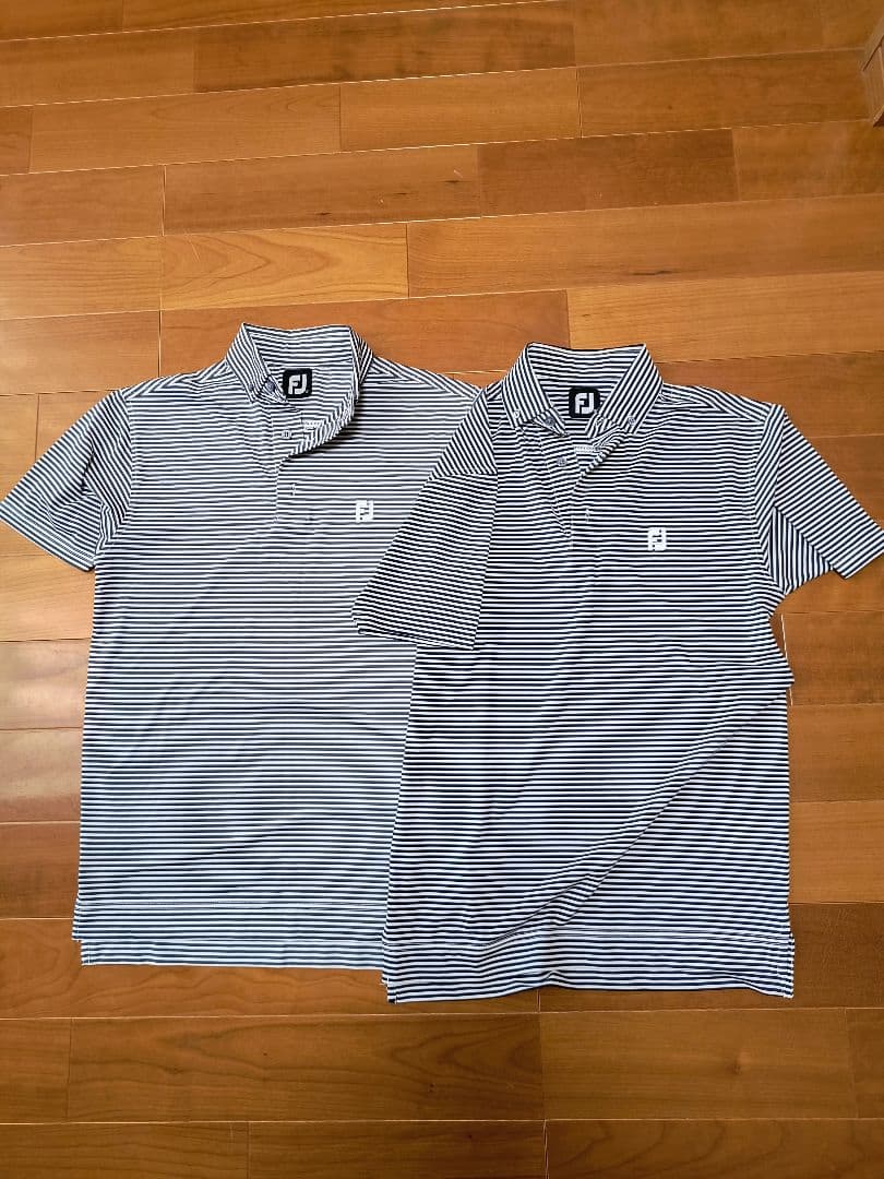 フットジョイ　FootJoy ボーダー ゴルフシャツ 豪華2枚セット　Sサイズ