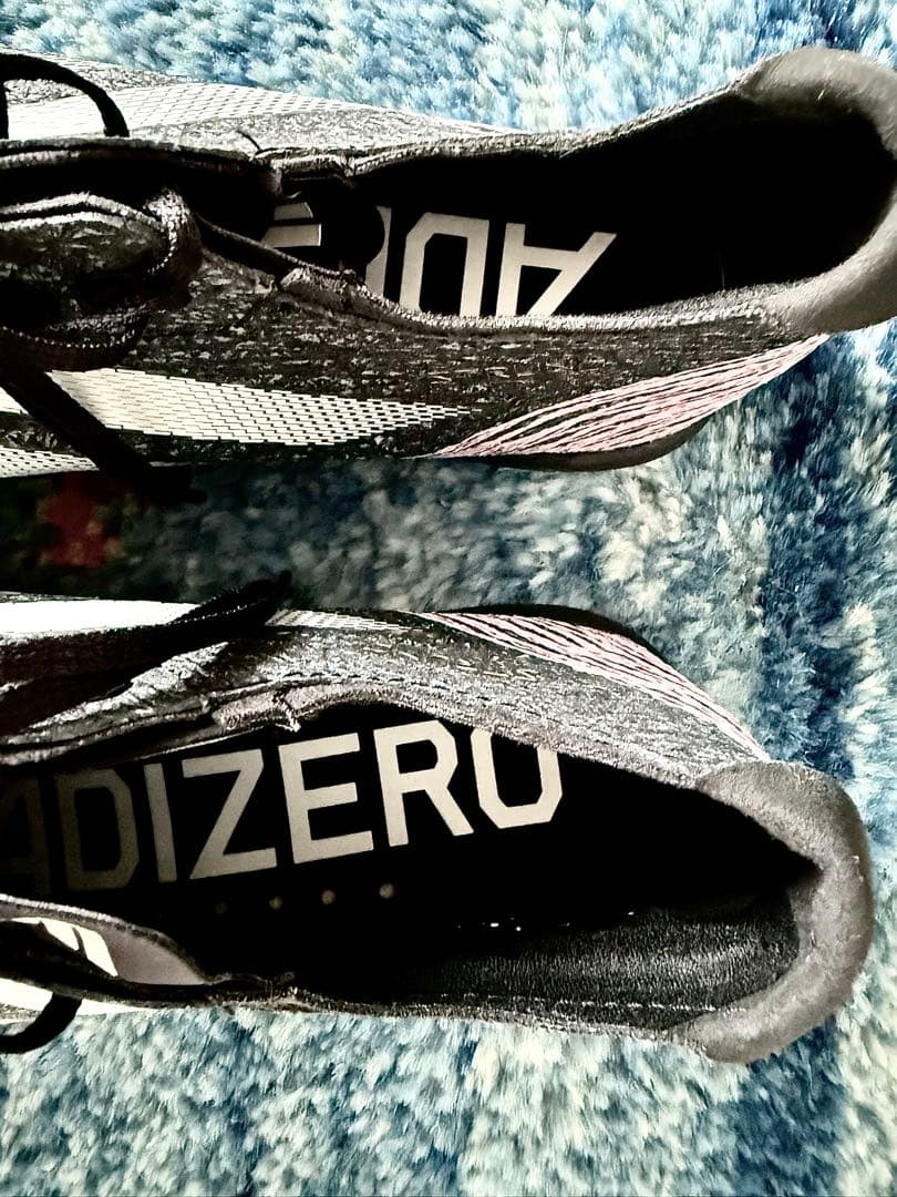 adizero スパイクシューズ ブラック/ピンク/イエロー　26 26.5