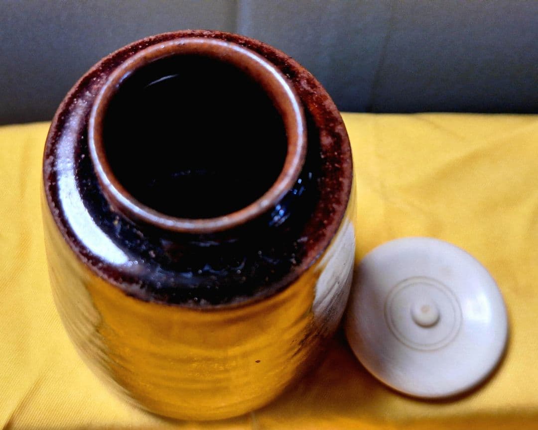 未使用！茶道具　平安東山【笹田有祥作】【廣澤茶入】毘沙門亀甲　仕履付　共箱茶入