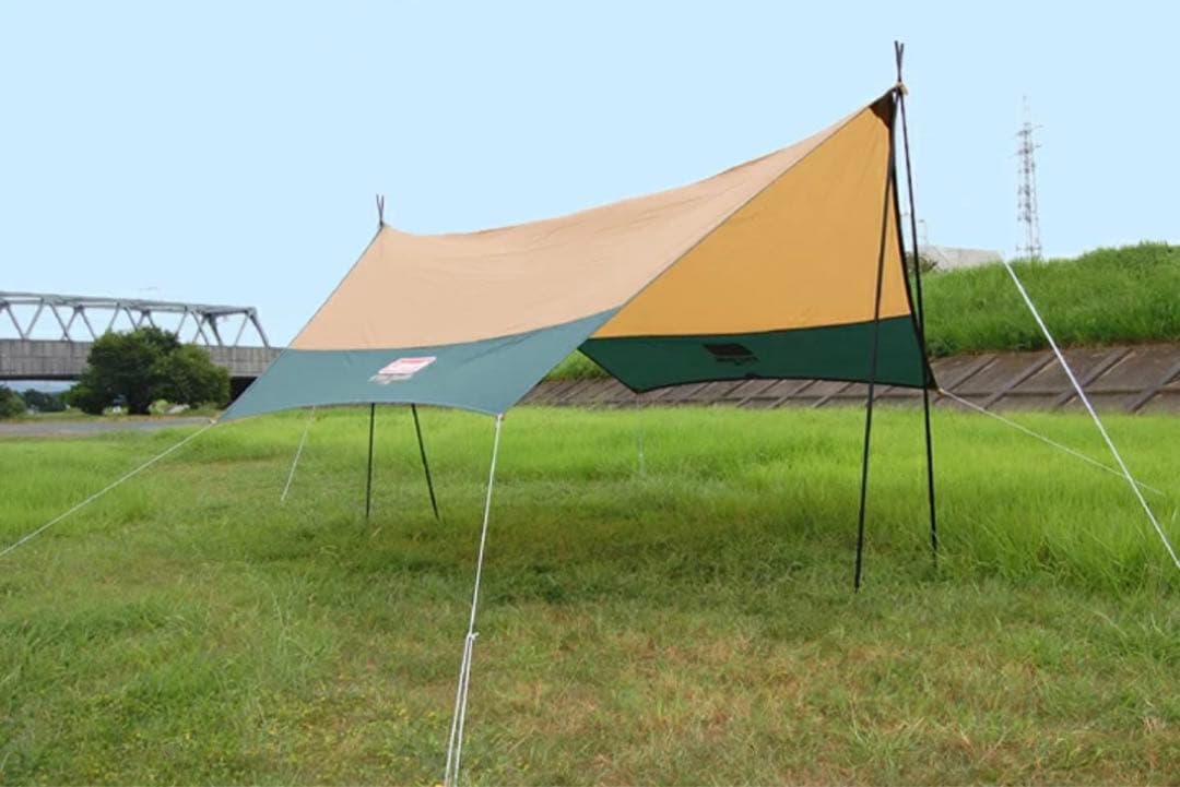キャンプシーズン到来！テント、タープ、寝袋3点セット