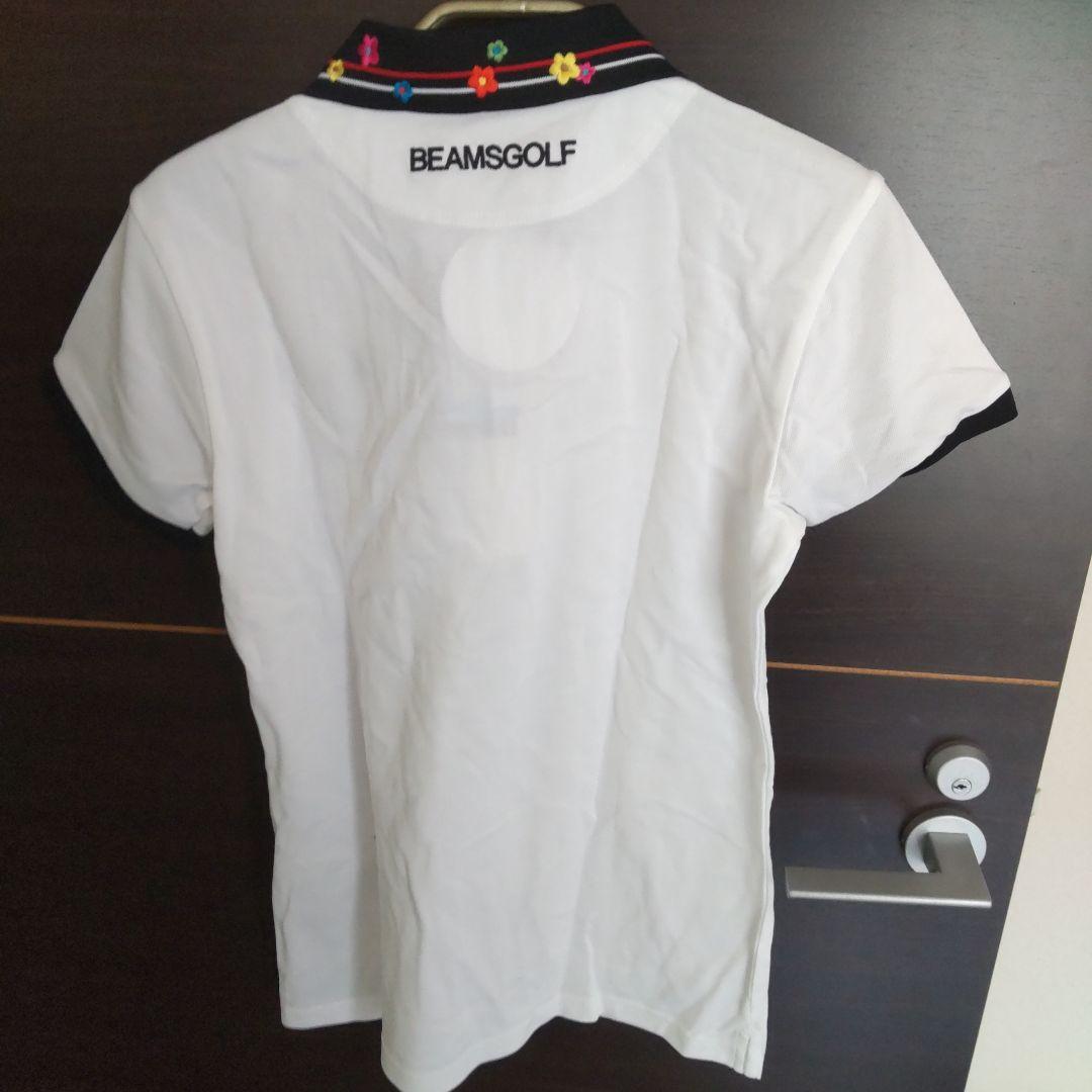 BEAMSGOLF ホワイト ポロシャツ M