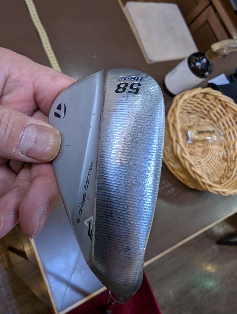 ミルドグラインド 3 58°ウェッジ　ダイナミックゴールド
