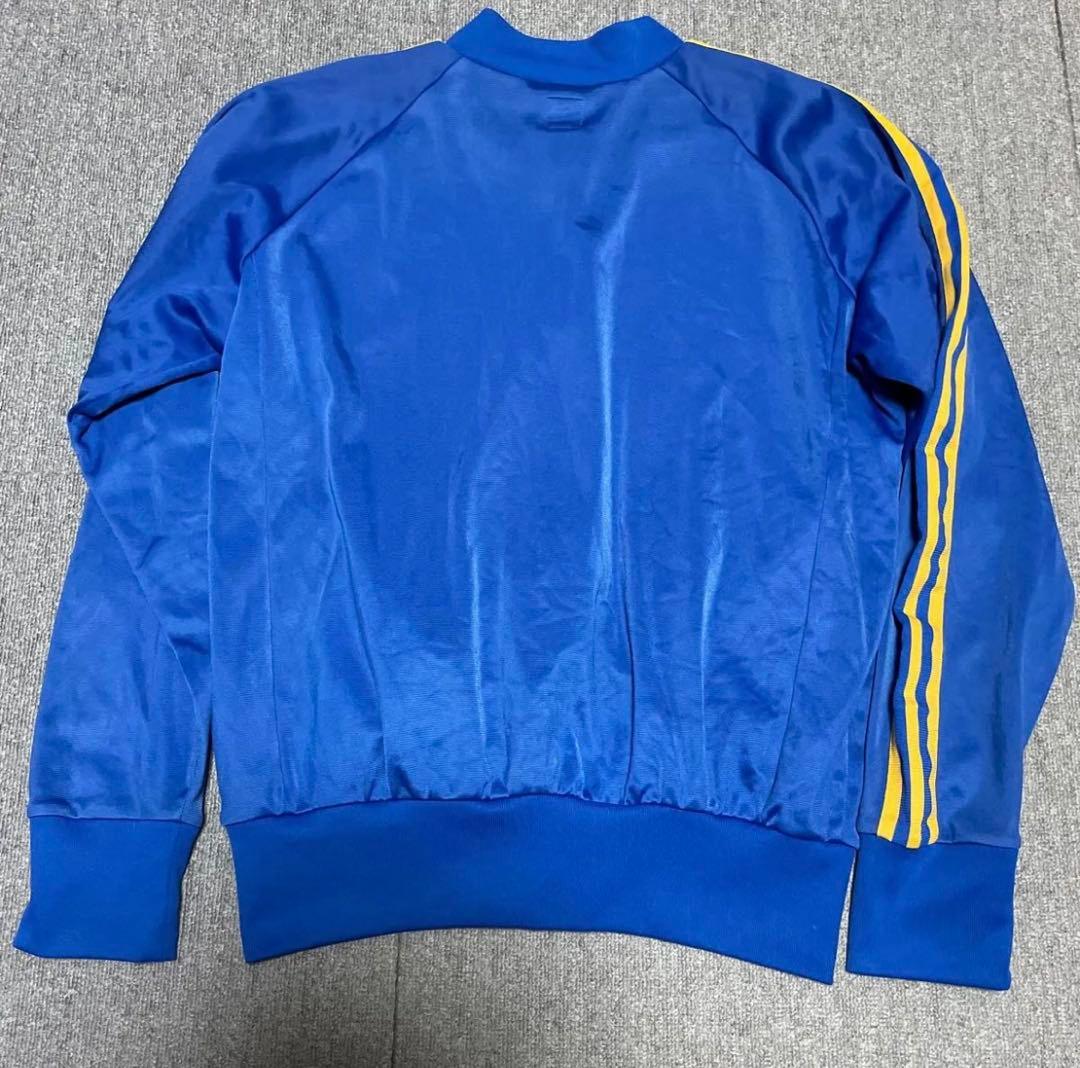 90sアディダス　トラックジャケット　ATP 青　黄　XLサイズ
