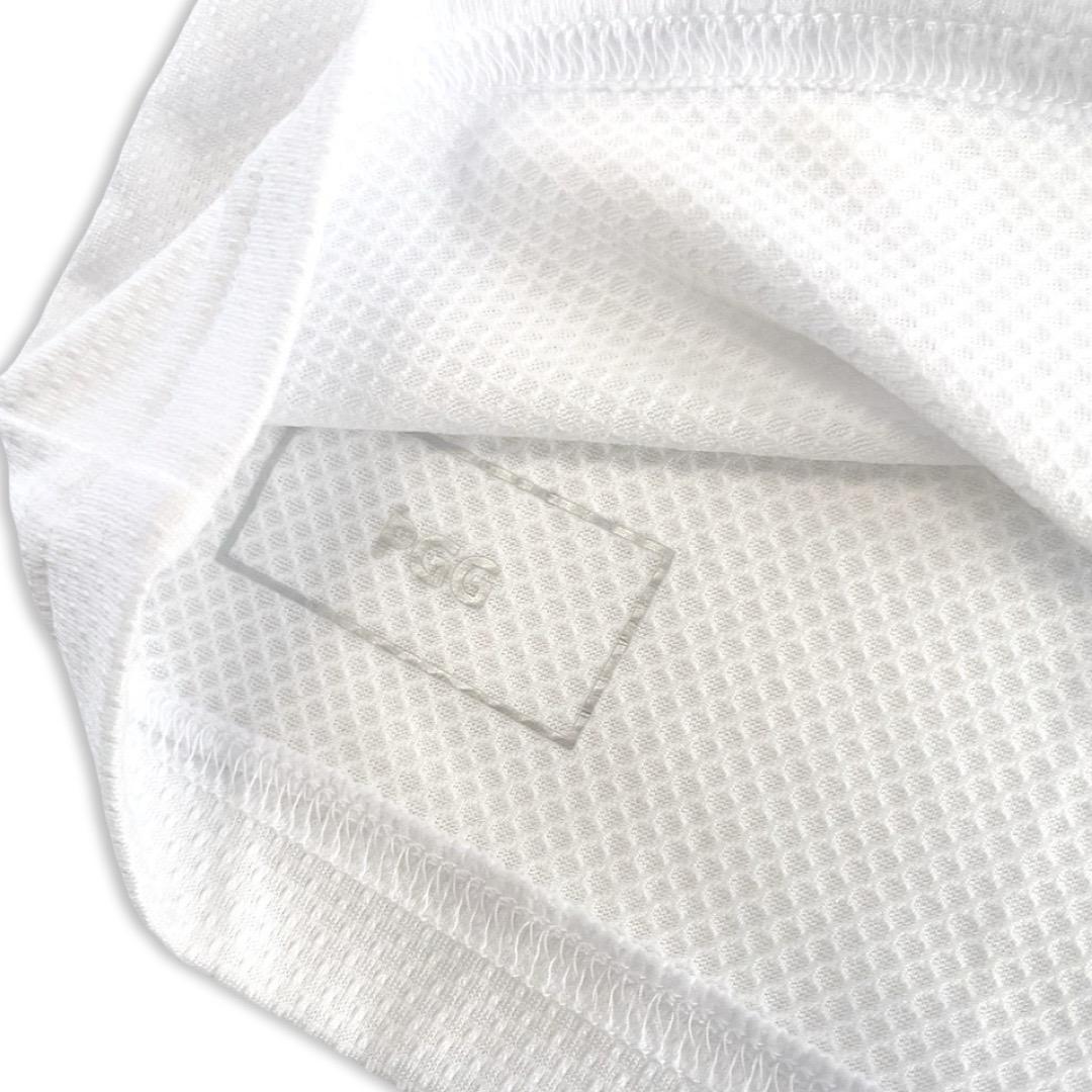 720 PGG 半袖モックネック メンズ ホワイト サイズ 6 XL