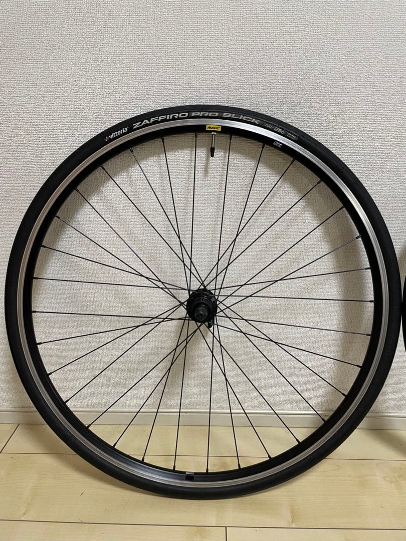 シマノ マビック リムブレーキ ホイール クリンチャー 前後セット 700c