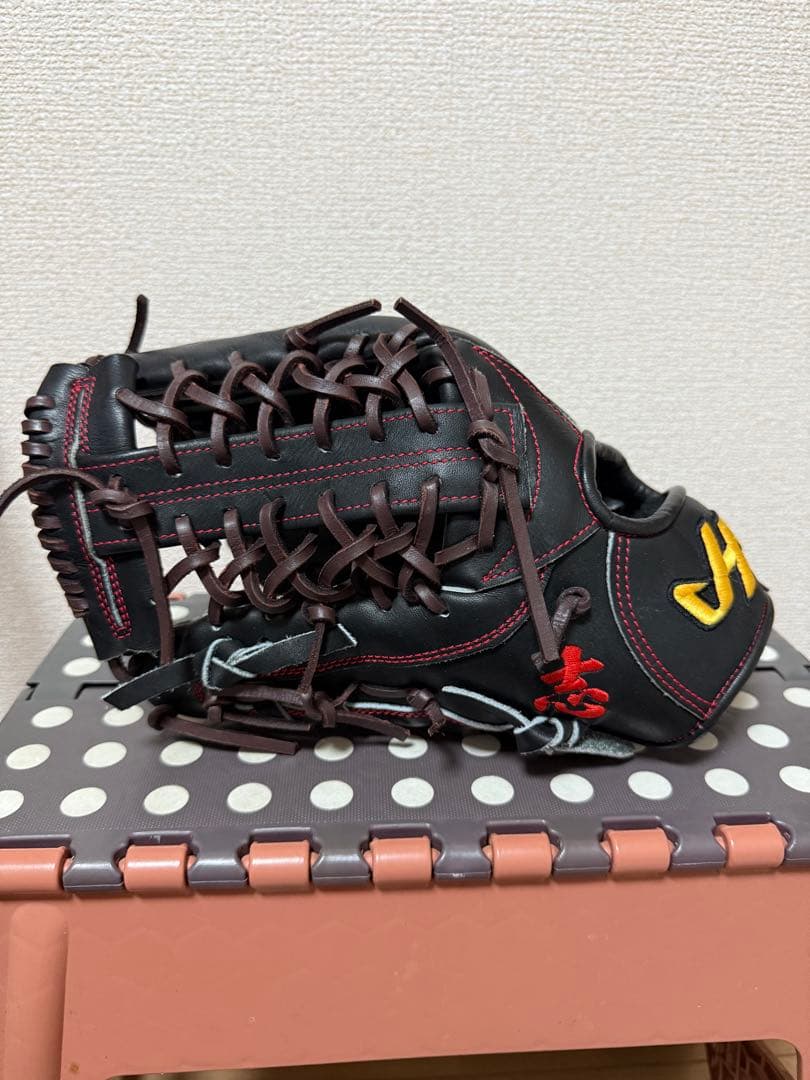 ハタケヤマ　軟式　オーダーグラブ　左投げ　外野用