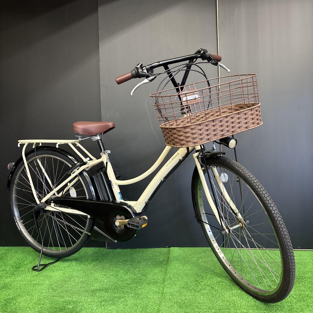 電動自転車 YAMAHA PAS ami アイボリー　25