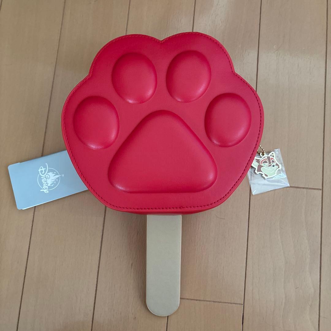 ニック 肉球 アイス キャンディー バッグ ポーチ キーホルダー付き ズートピア