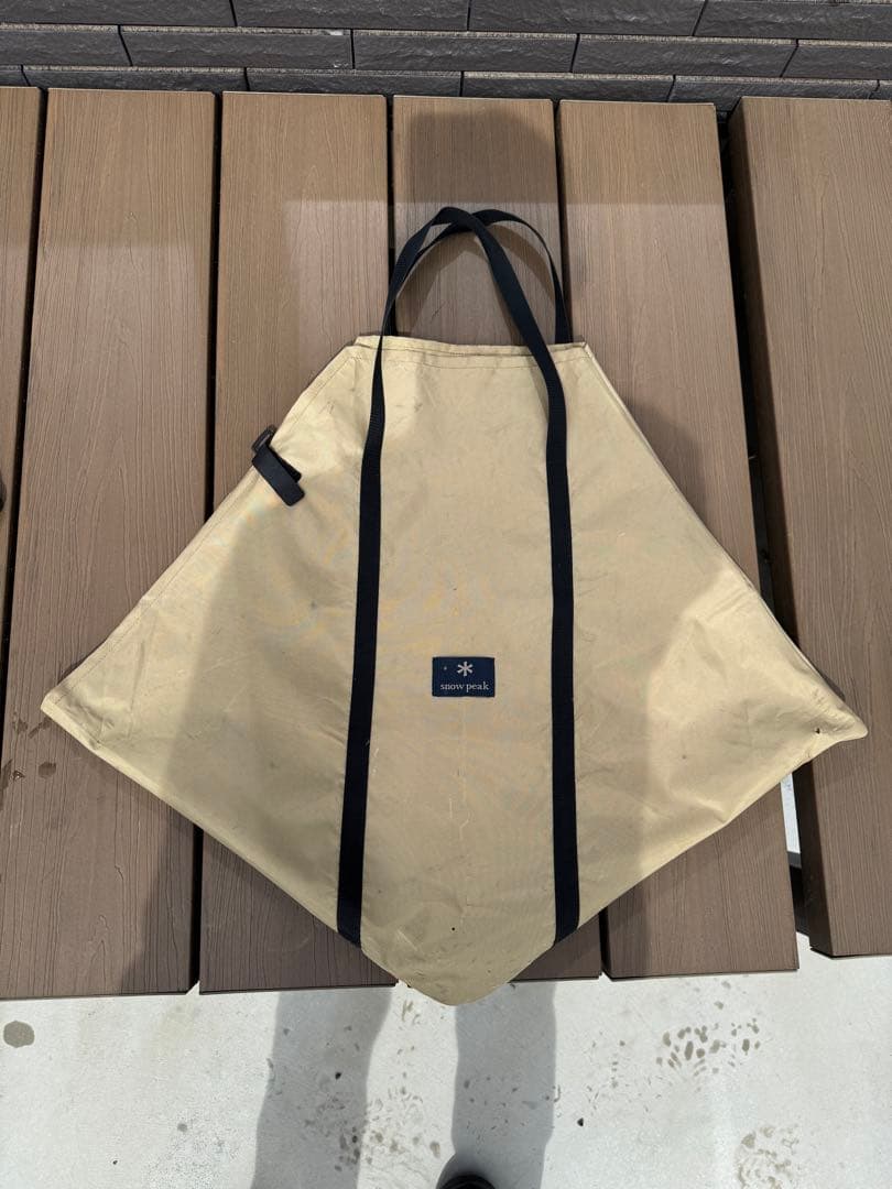 【美品】スノーピーク　焚火台Ｌ　グリルブリッジＬ、専用鉄板のセット品
