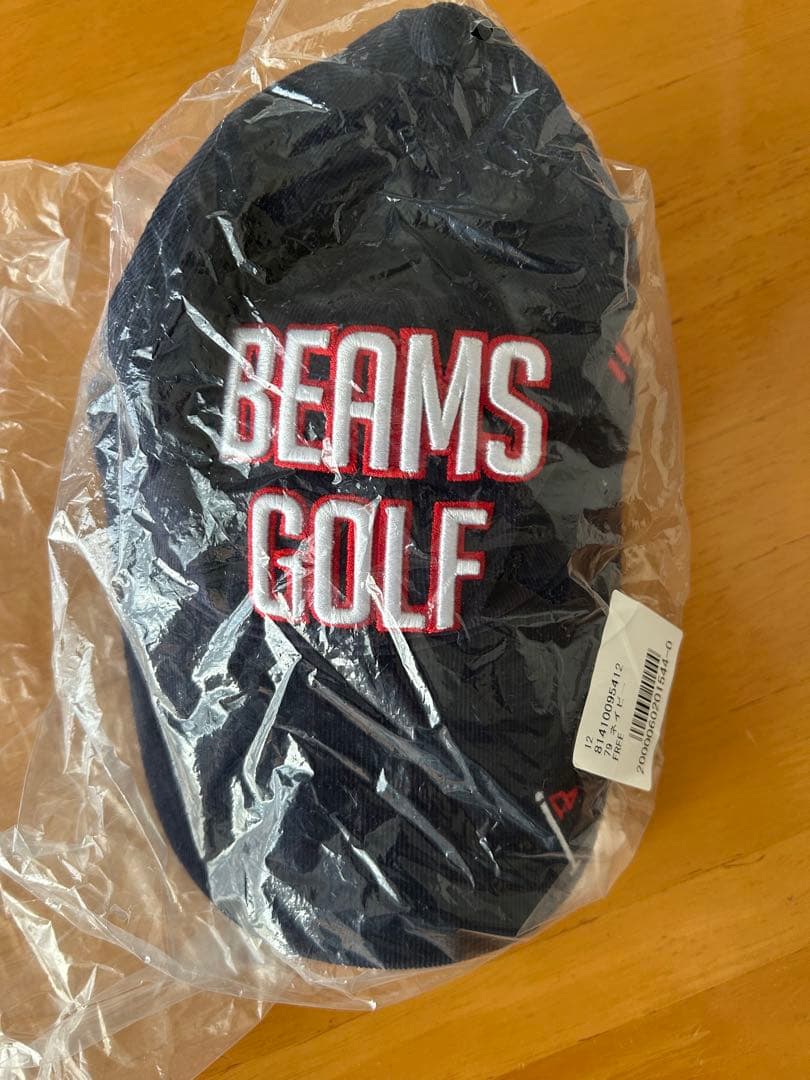 新品未使用☆BEAMS GOLF ネイビーキャップ