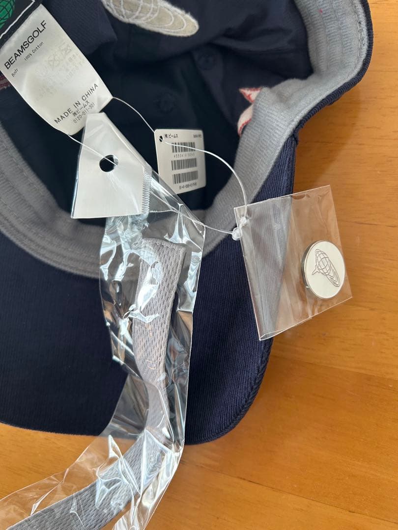 新品未使用☆BEAMS GOLF ネイビーキャップ