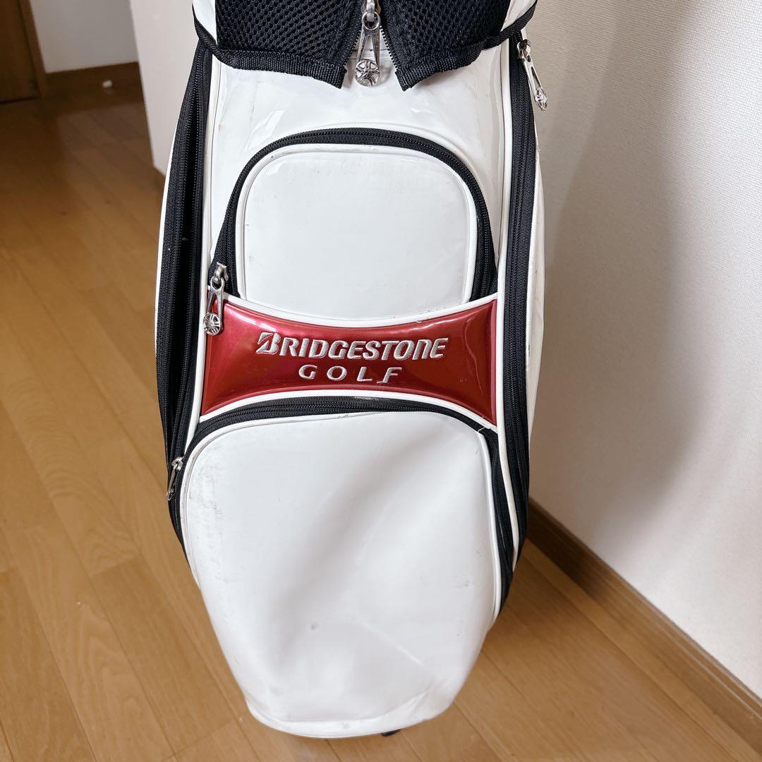 K478 BRIDGESTONE エナメル キャディバッグ