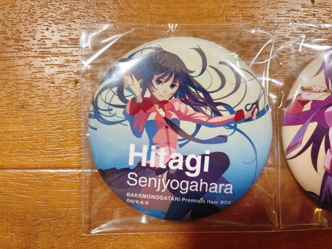 化物語 戦場ヶ原ひたぎ 缶バッジ 3個セット ねんどろいど 限定 プレミアム